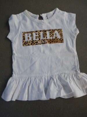 Zuckersüßes Shirt NISAWI Design weiß Bella Ciao  Gr. 6 Monate 