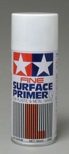 Tamiya 87044 Surface Primer L White 180ml for Plastic Metal