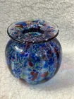 Murano Glass Vase Signed By McKenzie, Vintage