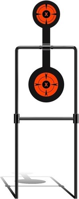 3/8 Inch Thick Double Spinner Shooting Targets Auto Reset Steel Target