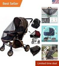 Universal Fit Baby Mosquito Net - 2 Pack Breathable Insect Barrier for Travel