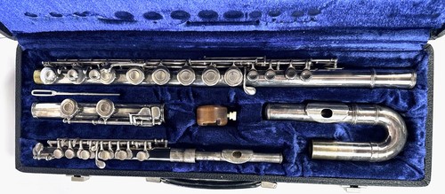 Emerson Alto Flute #7E104 & Gemeinhardt 4PNH Piccolo #94785 Combo Set