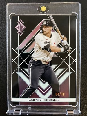2025  Topps Transcendent Collection -  Corey Seager #27 Black Refractor /10