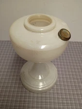 Vintage 1950s Simplicity Oil Lamp Base  Aladdin ModelB-30 White