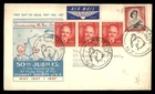 Mayfairstamps New Zealand FDC 1957 Plunket Society founding 50th anniversary mix