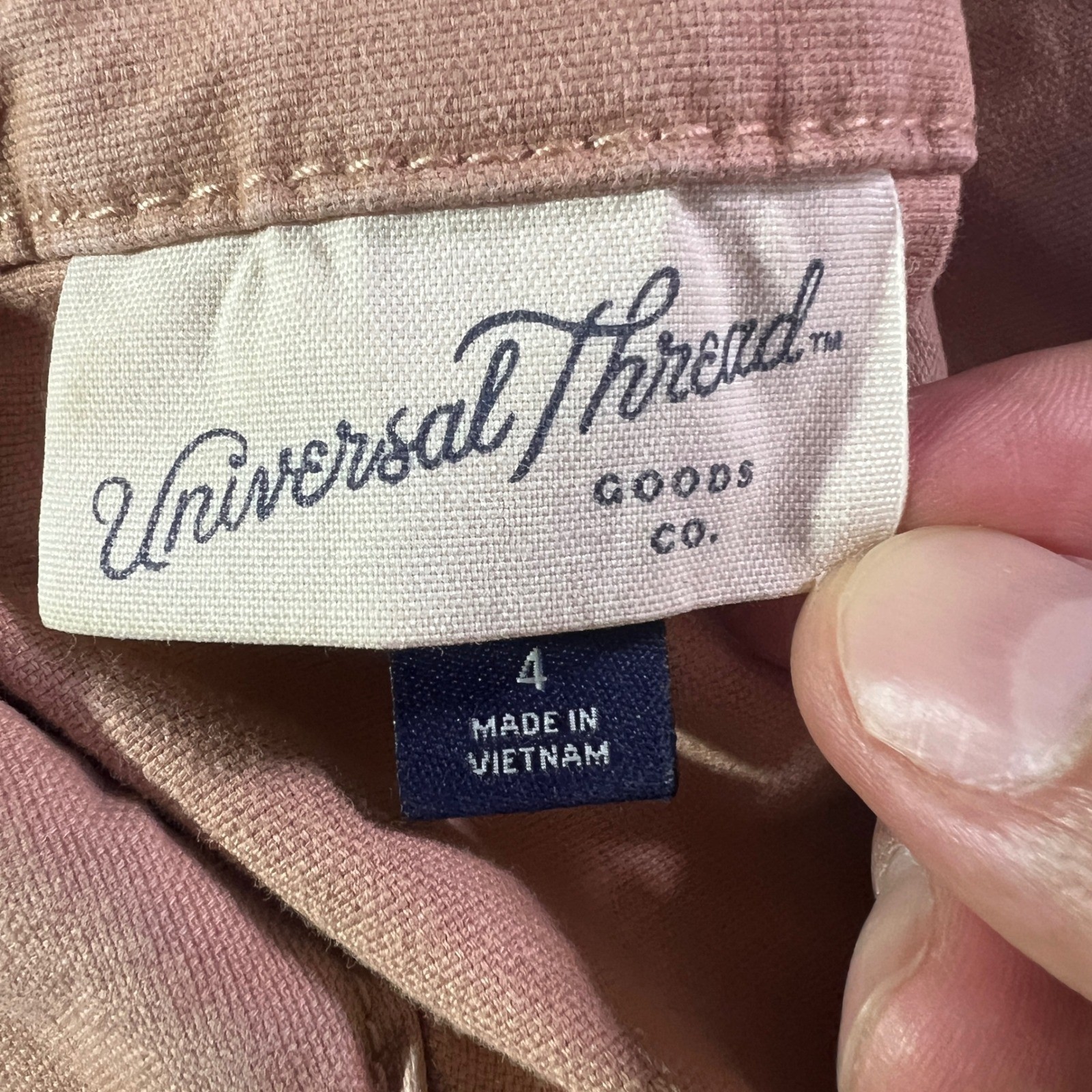 Universal Thread Jumpsuit Pink Utility Long Sleev… - image 3