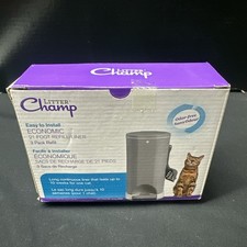 NEW Litter Champ Refill 21  Cat Waste Container Liner 3 pack Refills Odor Free