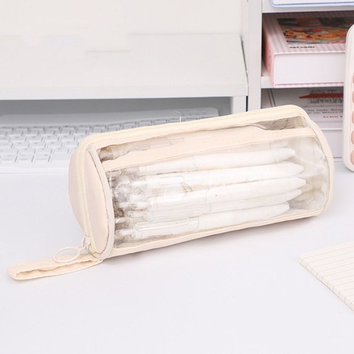 PVC Transparent Pencil Case Zipper Pencil Case Stationery Storage - Picture 6 of 15