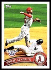 Howie Kendrick 2011 Topps #118 Angels MLB READ FREE SHIPPING AutographDen