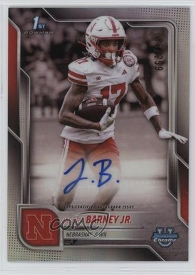 2025 Bowman U Chrome Prospect Refractor /299 Jacory Barney Jr #BCA-JB Auto 1u1l
