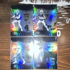 Panini Illusions NFL 2023 Prescott Lamb Staubach Cowboys Card Lot - 4