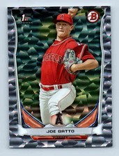 2014 Bowman Draft Picks & Prospects Joe Gatto Silver Ice Los Angeles Angels