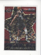 2020-21 Hoops Lights Camera Action Purple Explosion #21 James Harden Rockets