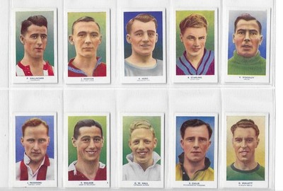Berühmte Fußballer R&J Hill (Bogenschütze) 1939 - J Morton West Ham