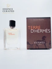 Hermes Terre D'Hermes Eau de Toilette MINI Splash Dabber .17oz, 5ml New in Box