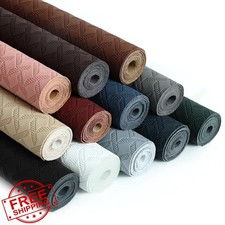 Marine Vinyl Fabric Navy Upholstery Faux Leather 108"x61" Car Decor