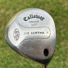 Callaway Big Bertha 10 S2H2 Driver Memphis 10 Steel Shaft Golf Club RH 43.5"