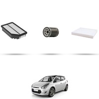 Hoffcar Wartungs-Kit 3 Filter FüR Hyundai Ix20 1.6 LPG 92Kw Ab 2010