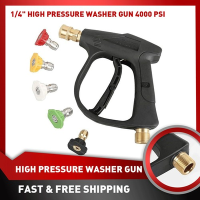 #ad Hydro Jet High Pressure Power Water Washer Spray Gun For Nozzle Garden Car Hose $12.01