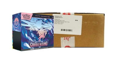 SEALED CASE! 10x Elite Trainer Box Chaos Rising ME04 Pokemon TCG