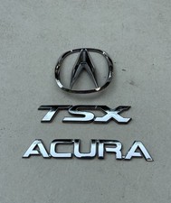Oem 2004 2005 2006 2007 2008 Acura Tsx Rear Trunk Emblem Badge Set