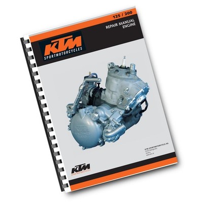 KTM 1999 BIS 2003 - 125 200 EXC EGS EXE SUPERMOTO MOTOR REPARATUR SERVICE WERKSTATT