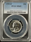 1955-D  25C Washington Quarter Dollar PCGS MS65   33923511
