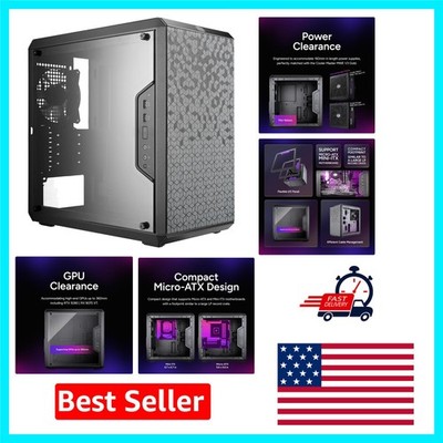 MasterBox Q300L Micro-ATX PC Case - Compact Gaming Case with Modular I/O