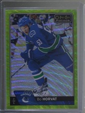 2016-17 O-Pee-Chee Platinum Emerald Surge 7/10 Bo Horvat #59 0c3
