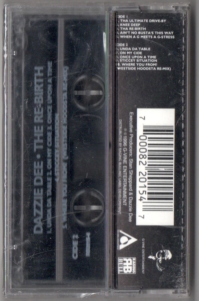 DAZZIE DEE The Rebirth SEALED Gangsta Rap G-Funk Tape Ice Cube K-Dee Coolio 1996 - Image 2 of 3