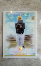 🔥🔥PAUL SKENES ROOKIE /25🔥🔥2024 Panini Boys of Summer Holo Silver