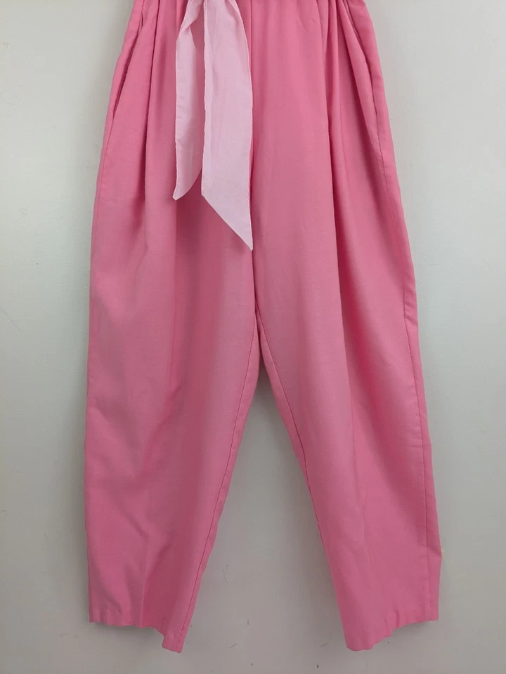 Fabuloso Mono Vintage Años 80 Hecho en Hawaii Almohadillas para el Hombro Pierna Cónica Mameluco 8 10 Foto 4 de 4