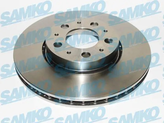 2x Brake disc internally vented V1484V SAMKO for VOLVO V70   S80 I V70 Mk II S70