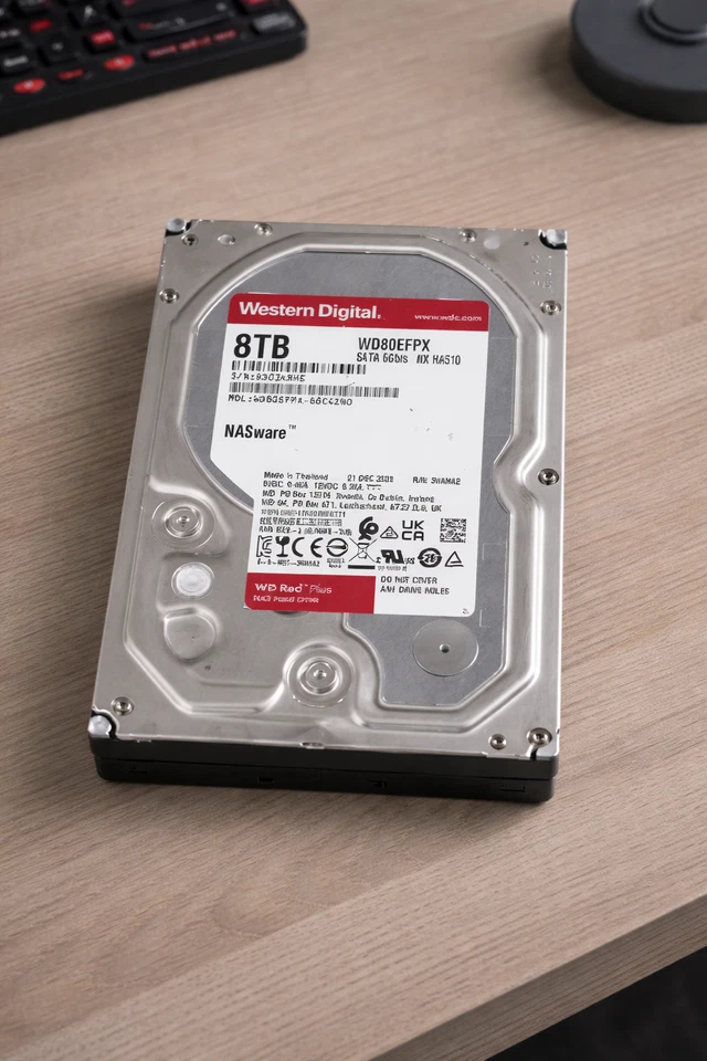 WESTERN DIGITAL Neues AngebotWD Red Plus 8TB WD80EFPX NAS Festplatte SATA 3,5 Zoll Bulk