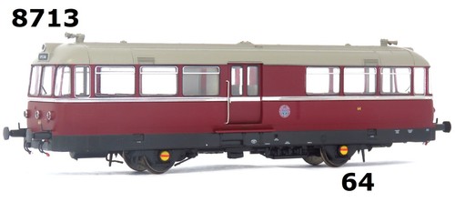 Heljan 8713. W&M Railbus No.64 Keighley & Worth Valley Railway (Glazing Issue) | Condition: Used
