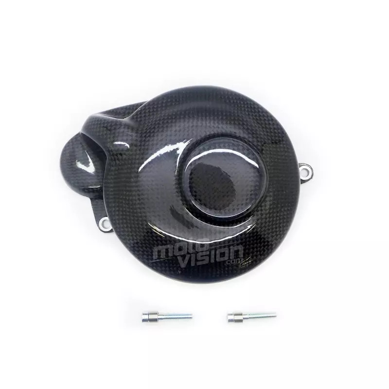 Protection d'alternateur GO2RACE carbone-Kevlar contre les fissures de carter Honda CBR 500 RR