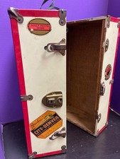 Vintage Metal Doll Trunk Case Toys 1950’s Wardrobe Travel Case 18” Dolls