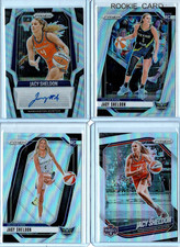 JACY SHELDON 2024-25 Panini Prizm SILVER Prizm WNBA 4-Card Auto/RC/Base Lot🏀SKY