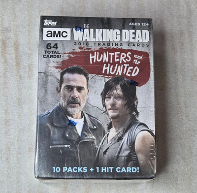 2018 Topps THE WALKING DEAD The Hunters and the Hunted Sealed Blaster Box 1 HIT