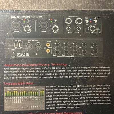 M-Audio ProFire 610 Digital Recording Interface for sale online | eBay
