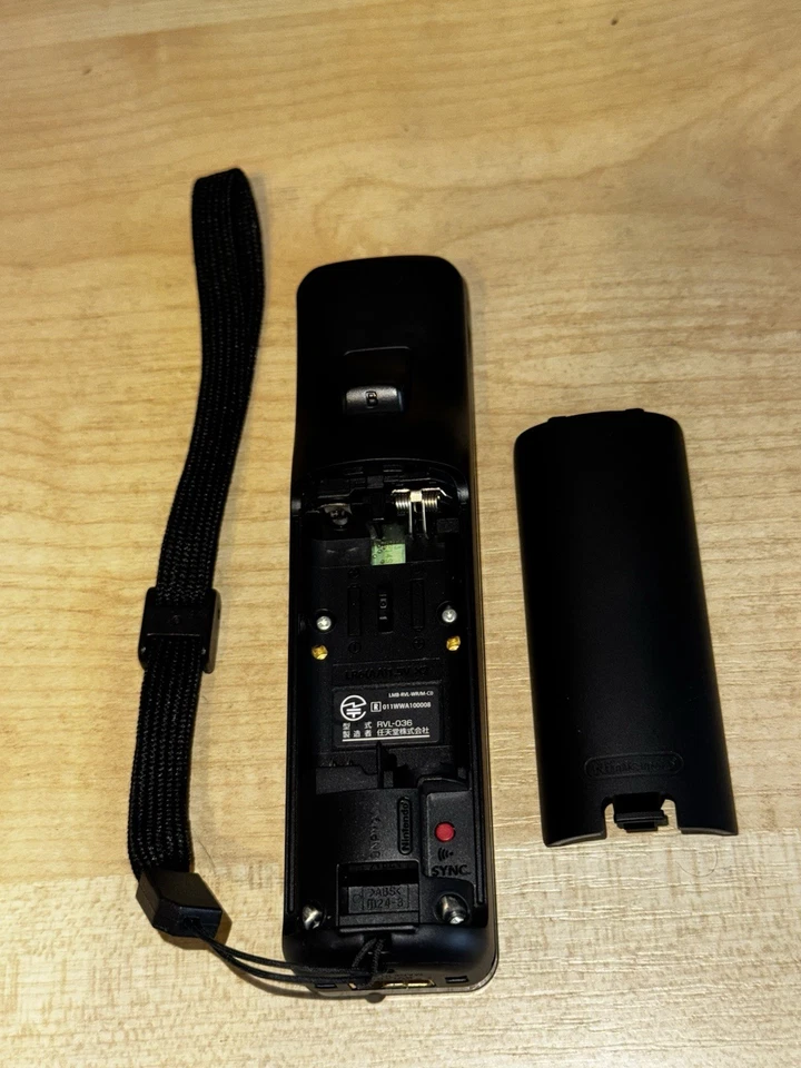 Official Nintendo Wii Wii U Motion Plus Remote - Black + Strap Tested Working - Image 2 of 2