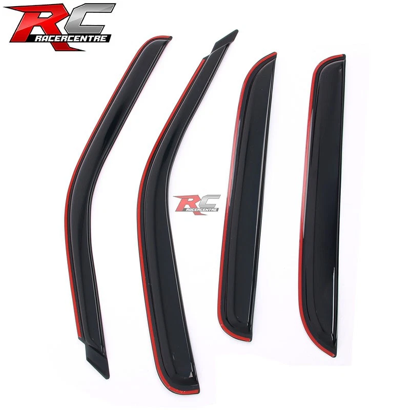 Fits 01-06 Chevy Silverado GMC Sierra 1500 2500 Crew Cab In-Channel Window Visor Foto 4 de 4