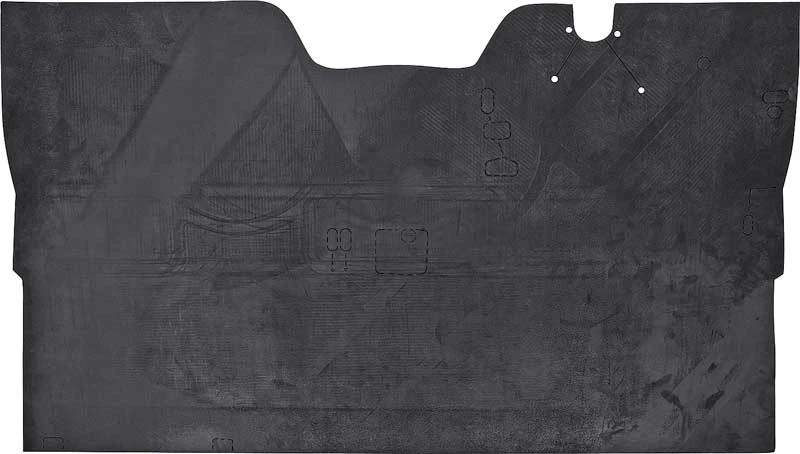 1947-55 Chevrolet GMC Truck; OE Style Rubber Floor Mat; Black - Image 3 of 3