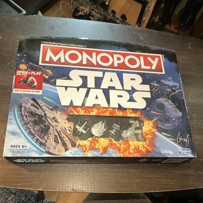 Monopoly Star Wars Saga Edition Board Game 2005 Complete Set