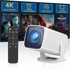 Mini Projector 4K Portable Outdoor Smart Movie Projector Bundle Home Theater