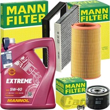 MANN INSPEKTIONSPAKET+MANNOL 5W-40 ÖL passend für FIAT DOBLO 223/119 1.9 JTD