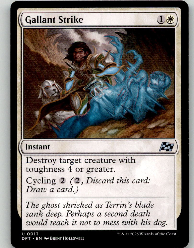 Gallant Strike 13 Uncommon Aetherdrift MTG Lightly Played
