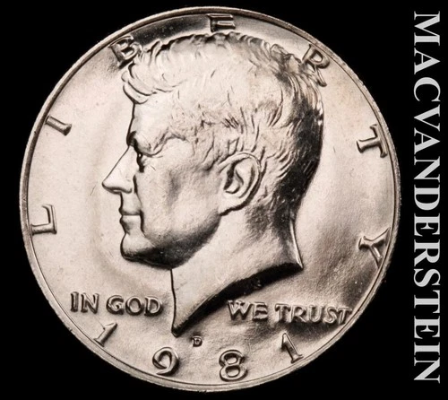 1981-D Kennedy Half Dollar — photo from another recent sale