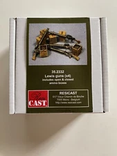 ResiCAST 35.2332 1/35 Scale British Lewis Guns (x4) Resin Kit