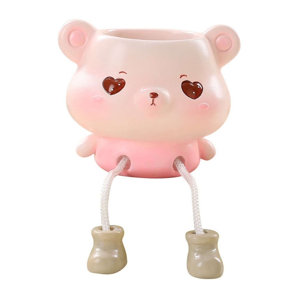 Home Decor Office Desk Animal Flower Pot Indoor Outdoor Use Optimal